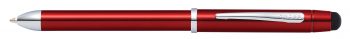 Tech3+ Translucent Red Lacquer Multifunction Pen