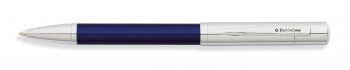 Greenwich Chrome & Evening Blue Lacquer Ballpoint Pen