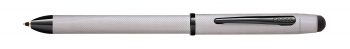 Tech3+ Brushed Chrome Multifunction Pen