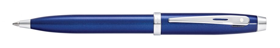 Sheaffer 100 Glossy Blue Lacquer Ballpoint Pen