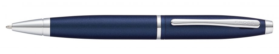 Calais Matte Metallic Midnight Blue Ballpoint Pen