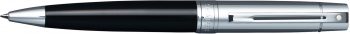 Sheaffer® 300 Glossy Black Barrel and Bright Chrome Cap Ballpoint Pen