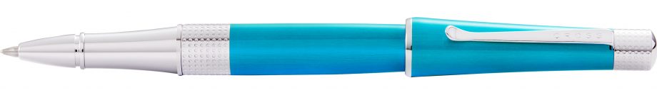 Beverly Translucent Teal Lacquer Rollerball Pen