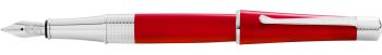Beverly Translucent Red Lacquer Fountain Pen
