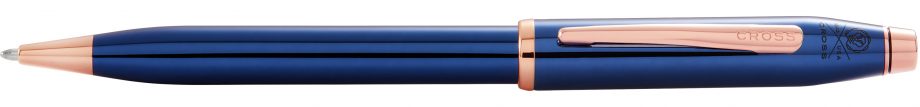 Century II Translucent Cobalt Blue Lacquer Ballpoint Pen